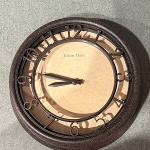 Rustic Black Wall Clock